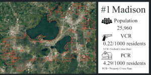 photo of Madison city with some statistics